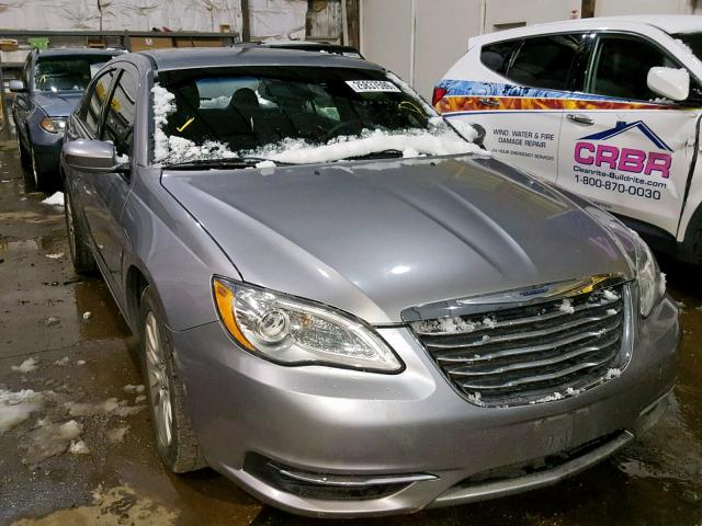 1C3CCBAB6EN212979 - 2014 CHRYSLER 200 LX SILVER photo 1