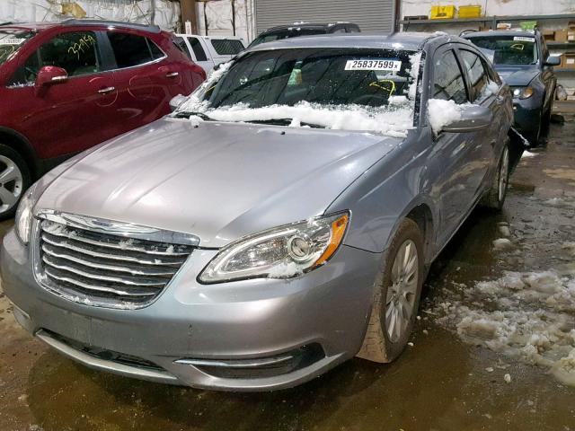 1C3CCBAB6EN212979 - 2014 CHRYSLER 200 LX SILVER photo 2