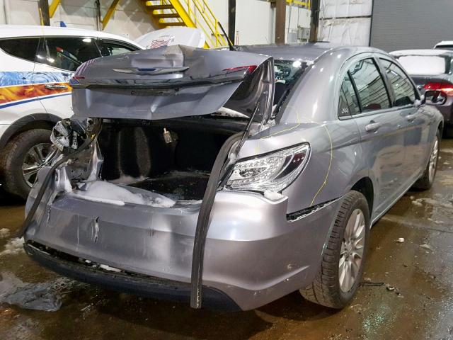 1C3CCBAB6EN212979 - 2014 CHRYSLER 200 LX SILVER photo 4