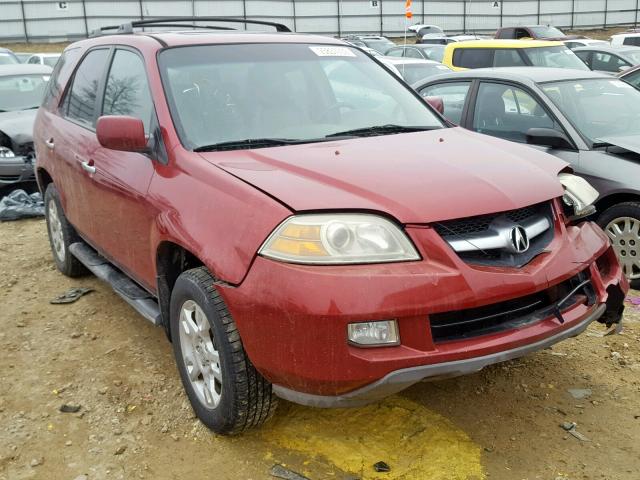 2HNYD18684H557112 - 2004 ACURA MDX TOURIN MAROON photo 1