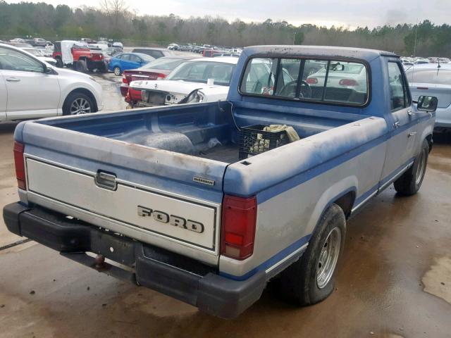 1FTBR10S6FUC47658 - 1985 FORD RANGER BLUE photo 4