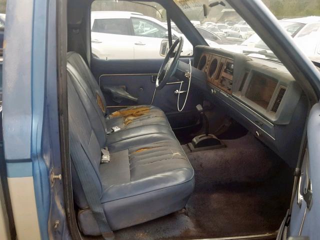 1FTBR10S6FUC47658 - 1985 FORD RANGER BLUE photo 5