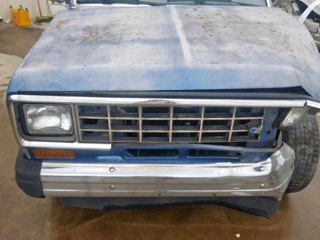 1FTBR10S6FUC47658 - 1985 FORD RANGER BLUE photo 7