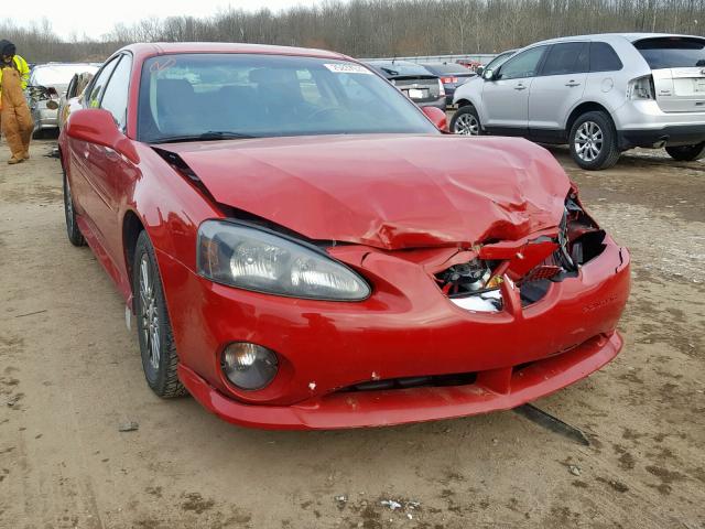 2G2WP552081180727 - 2008 PONTIAC GRAND PRIX RED photo 1
