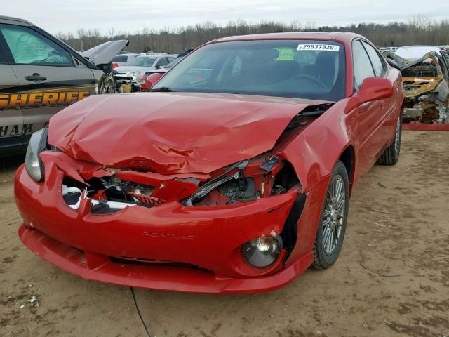 2G2WP552081180727 - 2008 PONTIAC GRAND PRIX RED photo 2