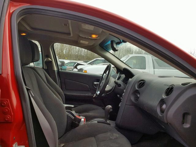 2G2WP552081180727 - 2008 PONTIAC GRAND PRIX RED photo 5
