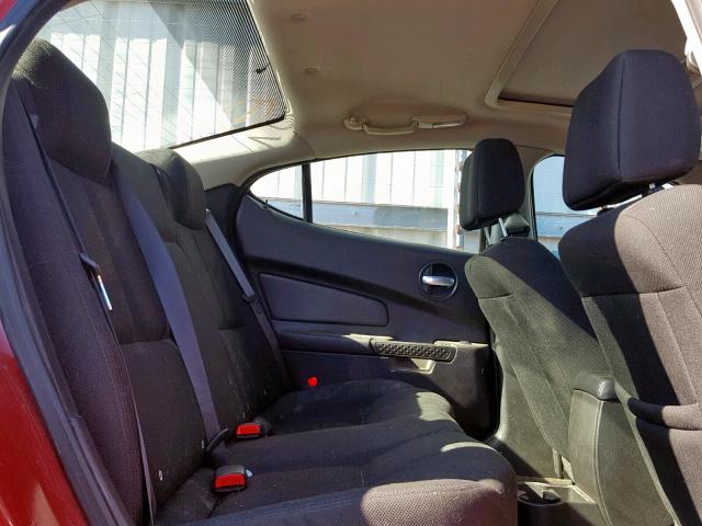 2G2WP552081180727 - 2008 PONTIAC GRAND PRIX RED photo 6