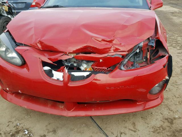 2G2WP552081180727 - 2008 PONTIAC GRAND PRIX RED photo 9