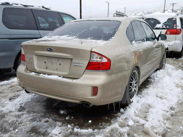 4S3BL856084212364 - 2008 SUBARU LEGACY 3.0 TAN photo 4