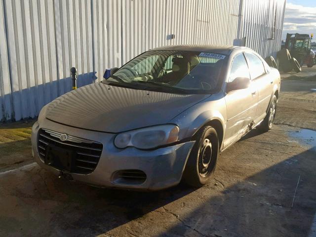 1C3EL46X44N189211 - 2004 CHRYSLER SEBRING LX BEIGE photo 2