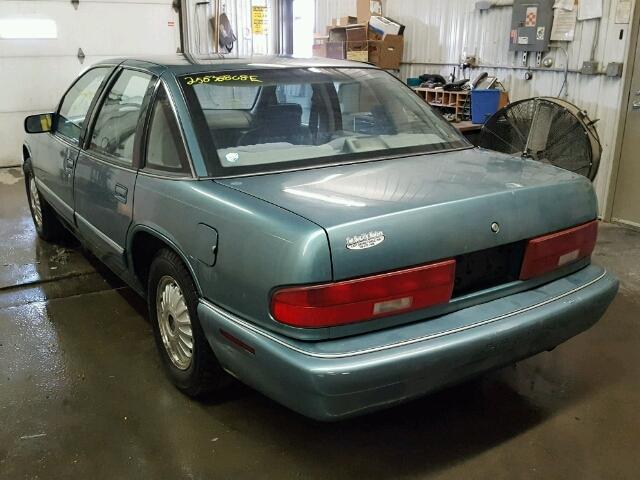 2G4WB52L1S1483140 - 1995 BUICK REGAL CUST BLUE photo 3