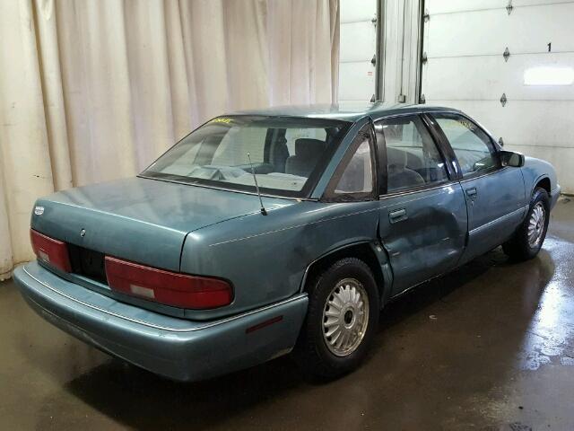 2G4WB52L1S1483140 - 1995 BUICK REGAL CUST BLUE photo 4