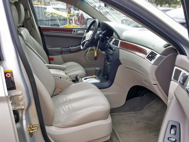 2C8GM68455R648071 - 2005 CHRYSLER PACIFICA T SILVER photo 5