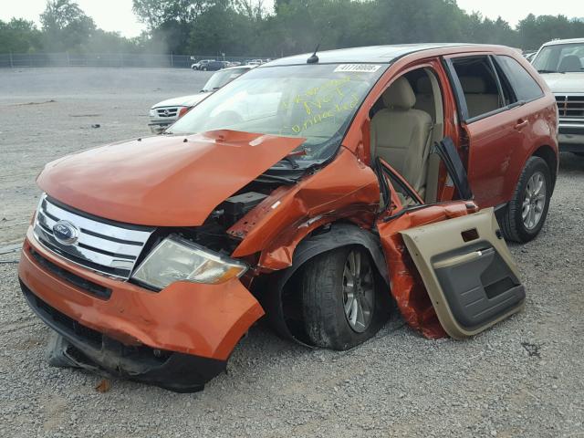 2FMDK48CX7BA79005 - 2007 FORD EDGE SEL ORANGE photo 2