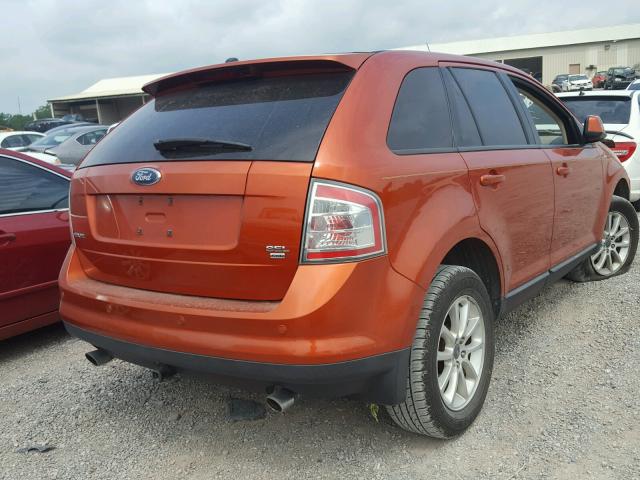 2FMDK48CX7BA79005 - 2007 FORD EDGE SEL ORANGE photo 4