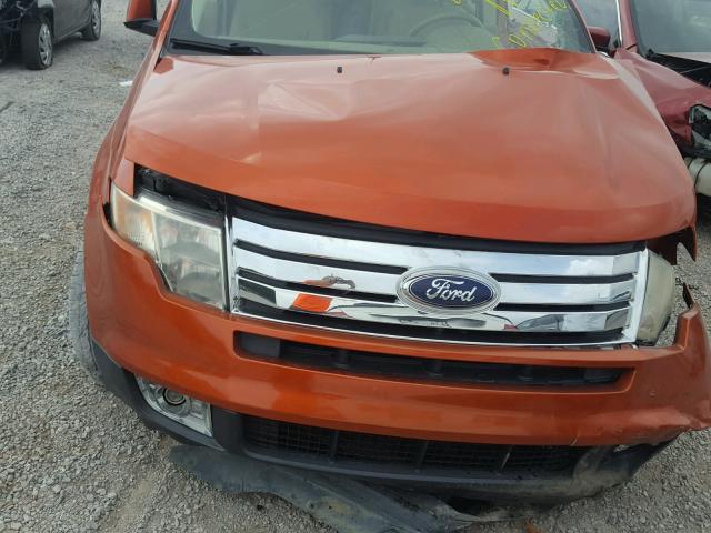 2FMDK48CX7BA79005 - 2007 FORD EDGE SEL ORANGE photo 7