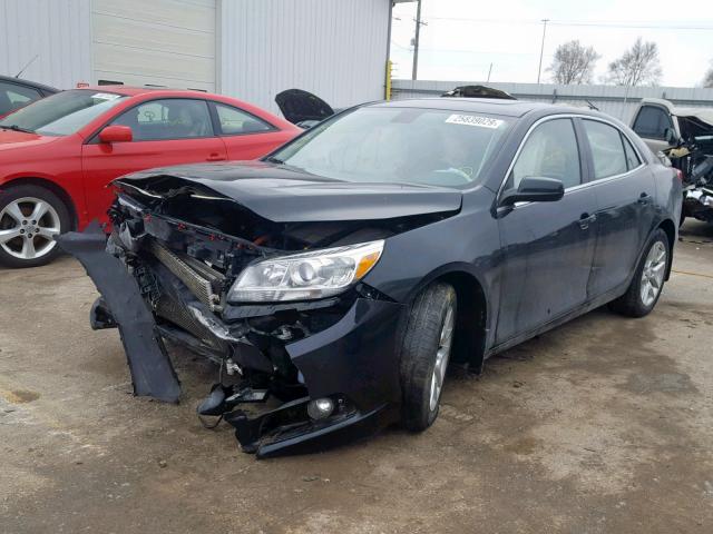 1G11F5RR6DF102769 - 2013 CHEVROLET MALIBU 2LT BLACK photo 2