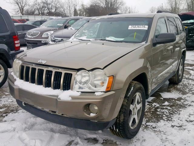 1J4GR48K26C312890 - 2006 JEEP GRAND CHER BROWN photo 2