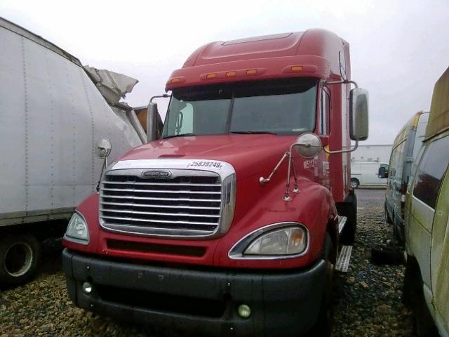 1FUJA6CK6ADAR7129 - 2010 FREIGHTLINER CONVENTION RED photo 2