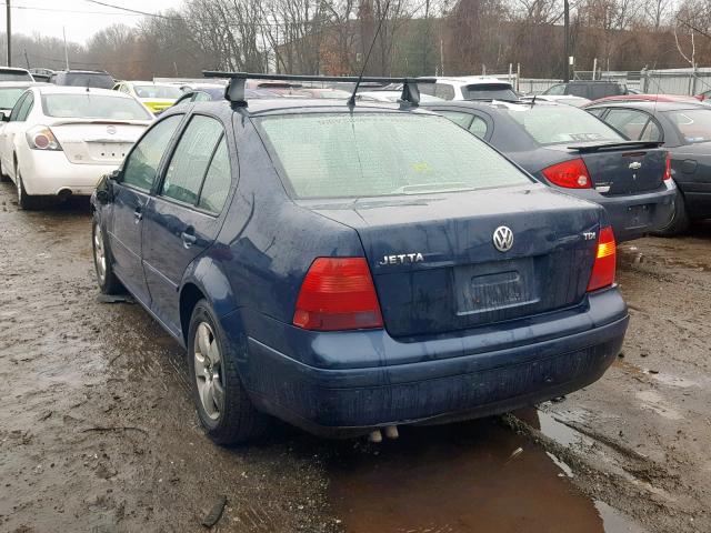 3VWSP69M83M084841 - 2003 VOLKSWAGEN JETTA GLS BLUE photo 3