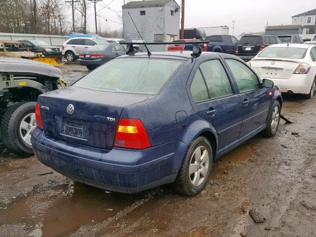 3VWSP69M83M084841 - 2003 VOLKSWAGEN JETTA GLS BLUE photo 4