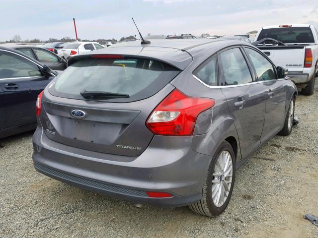 1FADP3N25EL399430 - 2014 FORD FOCUS TITA GRAY photo 4