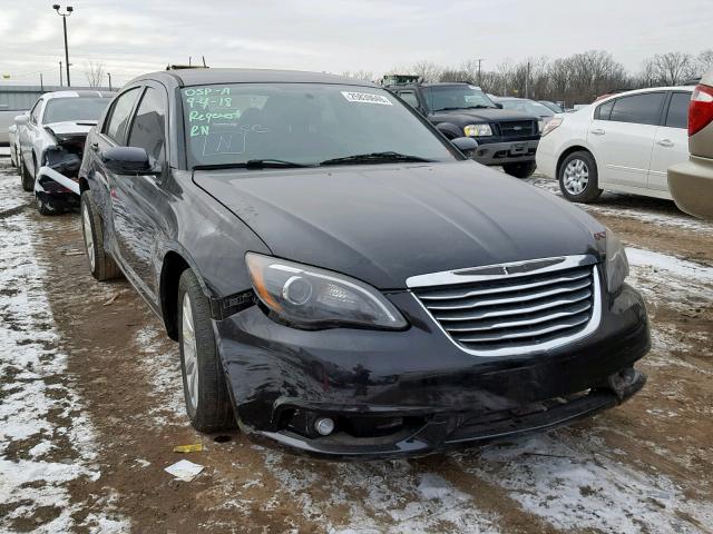 1C3CCBBG8EN114031 - 2014 CHRYSLER 200 TOURIN BLACK photo 1