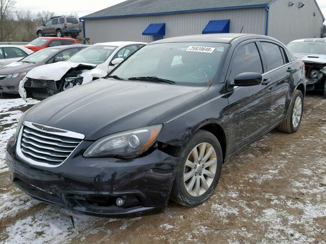 1C3CCBBG8EN114031 - 2014 CHRYSLER 200 TOURIN BLACK photo 2