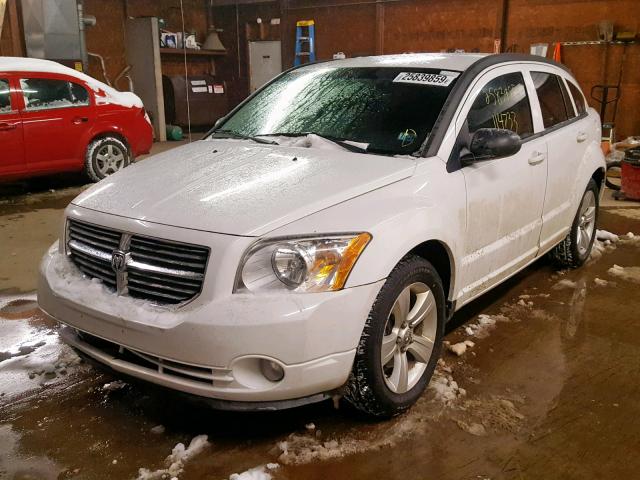 1C3CDWDA0CD536598 - 2012 DODGE CALIBER SX WHITE photo 2