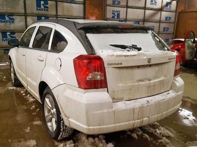 1C3CDWDA0CD536598 - 2012 DODGE CALIBER SX WHITE photo 3