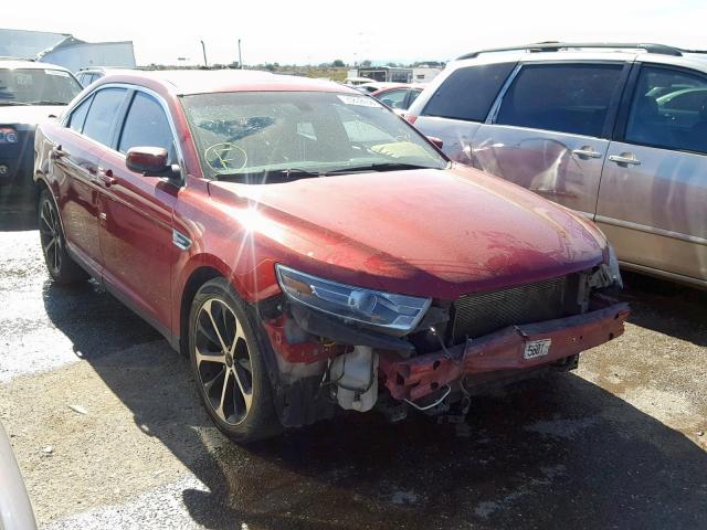 1FAHP2E80FG184533 - 2015 FORD TAURUS SEL RED photo 1