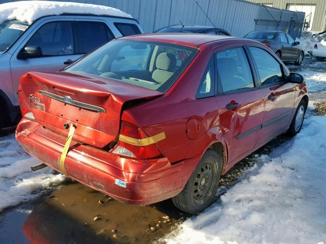 1FAFP33P83W162563 - 2003 FORD FOCUS LX RED photo 4