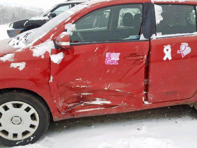 JTKKU10488J007427 - 2008 SCION XD RED photo 10