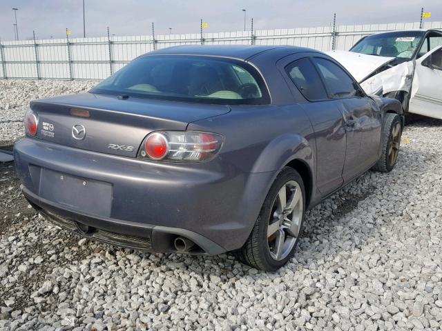 JM1FE173960204726 - 2006 MAZDA RX8 SILVER photo 4