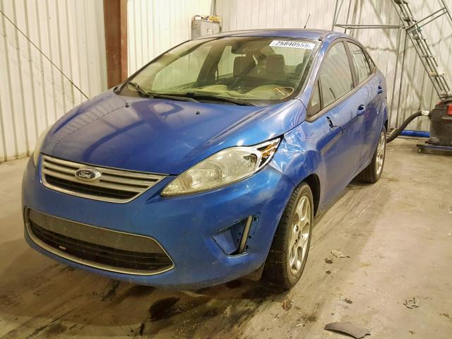 3FADP4CJ9BM226553 - 2011 FORD FIESTA SEL BLUE photo 2