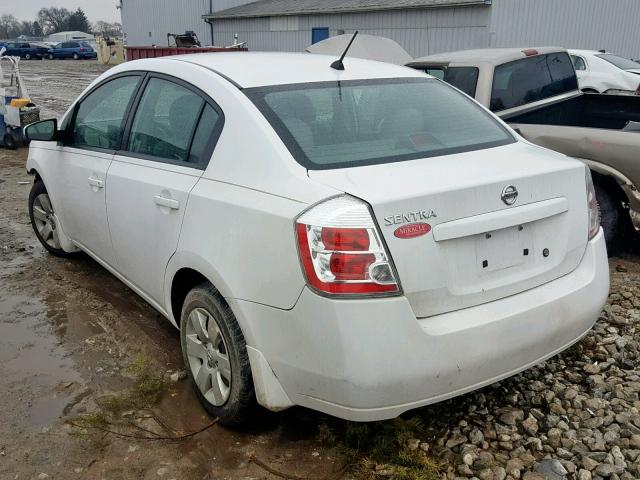 3N1AB61E59L648108 - 2009 NISSAN SENTRA 2.0 WHITE photo 3