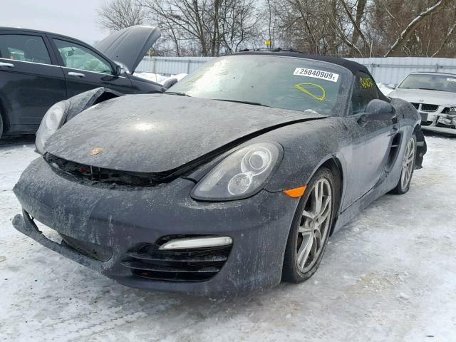 WP0CA2A8XDS112132 - 2013 PORSCHE BOXSTER BLACK photo 2