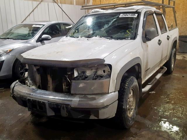 1GCDT138148215751 - 2004 CHEVROLET COLORADO WHITE photo 2