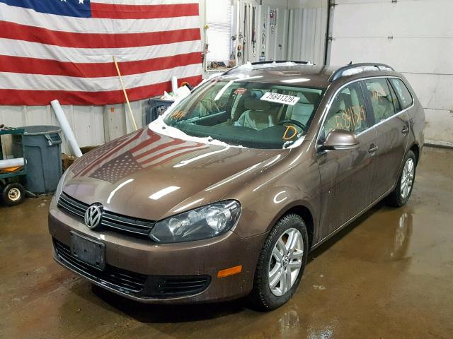 3VWPL7AJ9BM679155 - 2011 VOLKSWAGEN JETTA TDI BROWN photo 2