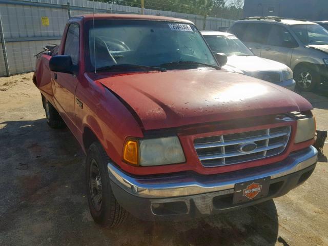 1FTYR10D71PB75680 - 2001 FORD RANGER RED photo 1