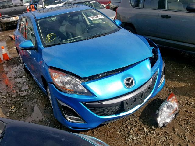 JM1BL1H68A1192245 - 2010 MAZDA 3 S BLUE photo 1