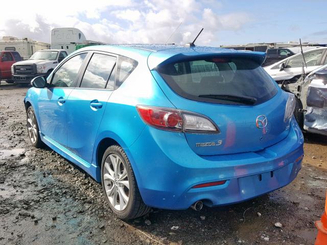 JM1BL1H68A1192245 - 2010 MAZDA 3 S BLUE photo 3