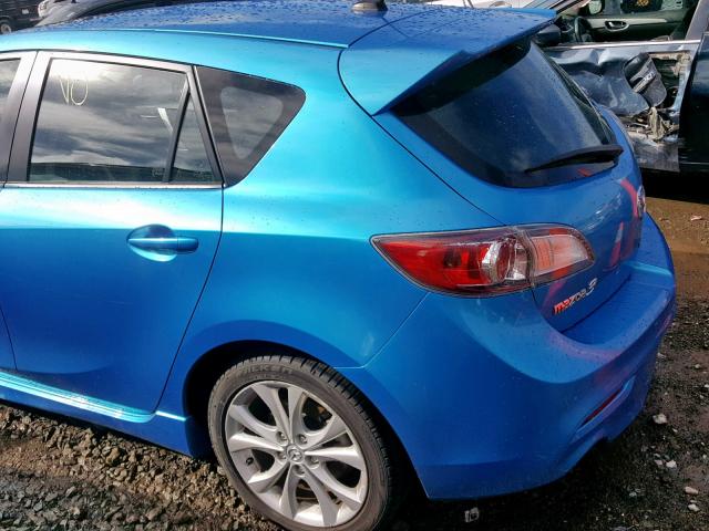 JM1BL1H68A1192245 - 2010 MAZDA 3 S BLUE photo 9