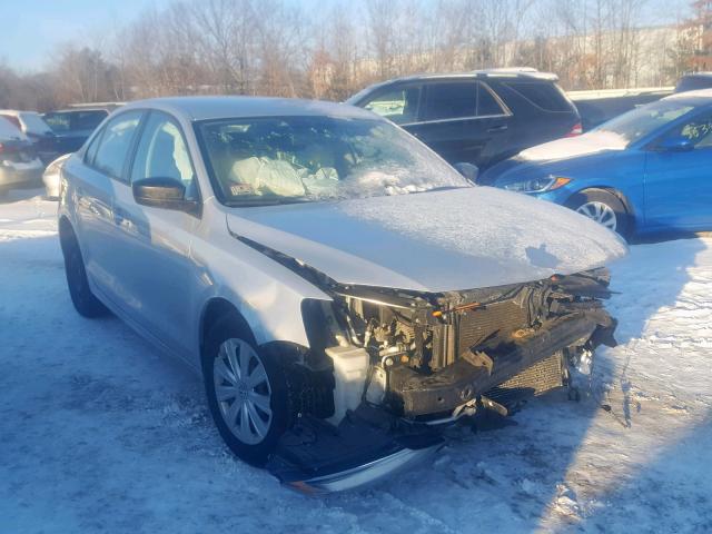 3VW2K7AJ5DM295356 - 2013 VOLKSWAGEN JETTA BASE SILVER photo 1