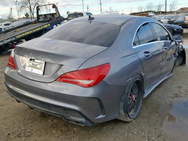 WDDSJ5CB3EN084525 - 2014 MERCEDES-BENZ CLA 45 AMG GRAY photo 4