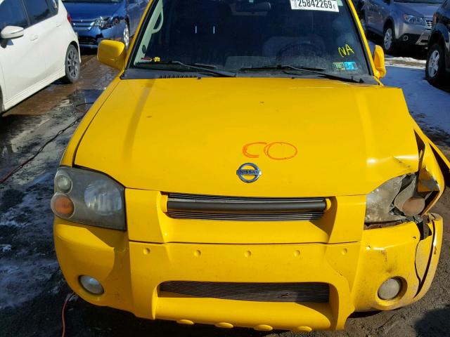 1N6MD27Y03C453788 - 2003 NISSAN FRONTIER C YELLOW photo 7