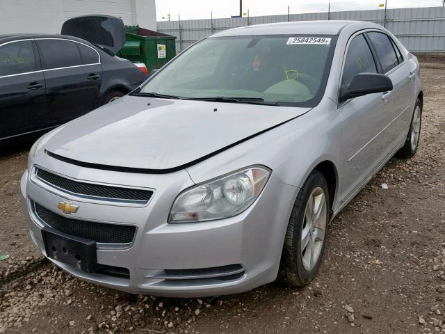 1G1ZG57B99F110958 - 2009 CHEVROLET MALIBU LS SILVER photo 2