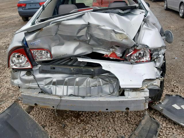 1G1ZG57B99F110958 - 2009 CHEVROLET MALIBU LS SILVER photo 9