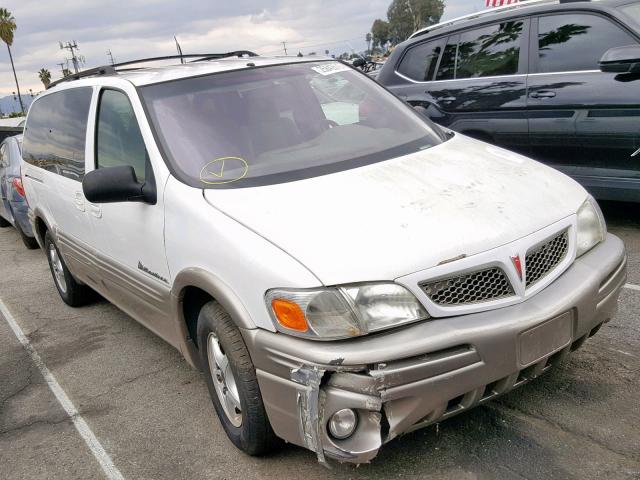 1GMDX03E61D178327 - 2001 PONTIAC MONTANA WHITE photo 1