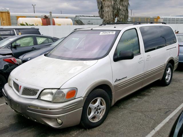 1GMDX03E61D178327 - 2001 PONTIAC MONTANA WHITE photo 2